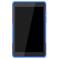 Anti-Slip Samsung Galaxy Tab A 8.0 (2019) Hybrid Cover - Blå / Sort