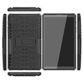Samsung Galaxy Tab A7 Lite Anti-Slip Hybrid Cover med Stativ - Sort