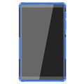 Samsung Galaxy Tab A7 Lite Anti-Slip Hybrid Cover med Stativ - Blå / Sort