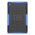 Lenovo Tab K10 Anti-Slip Hybrid Cover med Stand (Open Box - Fantastisk stand) - Sort / Blå