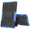 Lenovo Tab K10 Anti-Slip Hybrid Cover med Stand (Open Box - Fantastisk stand) - Sort / Blå