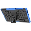 Lenovo Tab K10 Anti-Slip Hybrid Cover med Stand (Open Box - Fantastisk stand) - Sort / Blå