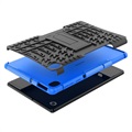 Lenovo Tab K10 Anti-Slip Hybrid Cover med Stand (Open Box - Fantastisk stand) - Sort / Blå
