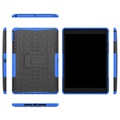 iPad 10.2 2019/2020/2021 Anti-Slip Hybrid Cover med Stativ - Blå / Sort