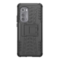 Skridsikkert Motorola Edge (2022) Hybrid Cover med Stativ - Sort
