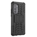 Skridsikkert Motorola Edge (2022) Hybrid Cover med Stativ - Sort