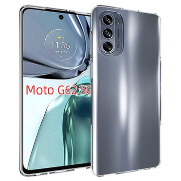 Skridsikkert Motorola Moto G62 5G TPU Cover - Gennemsigtig