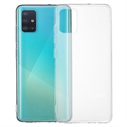 Skridsikker Samsung Galaxy A51 TPU Cover - Gennemsigtig