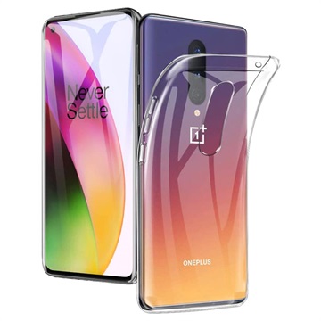 Skridsikker OnePlus 8 TPU Cover - Gennemsigtig