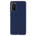 Skridsikker Samsung Galaxy S20 FE TPU Cover - Mørkeblå