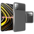 Skridsikker Xiaomi Poco M3 TPU Cover - Gennemsigtig