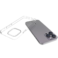 iPhone 15 Pro Max Skridsikkert TPU Cover - Gennemsigtig