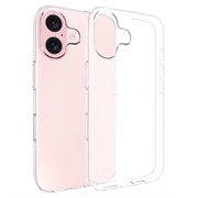 iPhone 16 Skridsikkert TPU Cover - Gennemsigtig