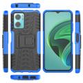 Anti-Slip Xiaomi Redmi 10 5G/Note 11E Hybrid Cover med Stand - Blå / Sort