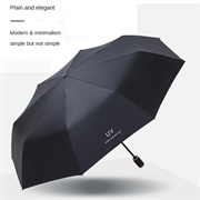 Taskeparaply - Anti-UV - ø96cm - Foldet længde: 25cm - sort