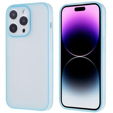 Lysende iPhone 14 Pro Max TPU Cover - Blå