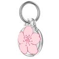 Apple AirTag 1/2 IMD-mønsteret etui med metalspænde - Enkelt blomst