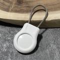 Apple AirTag/AirTag 2-etui med trådrem i rustfrit stål - hvid