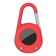 Apple AirTag 1/2 Clip-And-Go etui med karabinhage - Rød