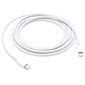 Apple Lightning til USB-C Kabel MKQ42ZM/A - 2m (Open Box - Fantastisk stand) - Hvid