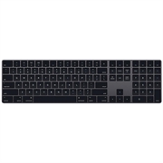 Apple Magic Keyboard med numerisk tastatur MRMH2DK/A - dansk tastaturlayout - Rumgrå
