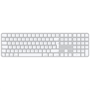 Apple Magic Keyboard med Touch ID og numerisk tastatur MXK73DK/A - dansk tastaturlayout - hvid