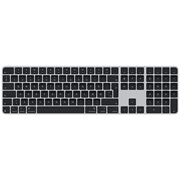 Apple Magic Keyboard med Touch ID og numerisk tastatur MXK83DK/A - dansk tastaturlayout - Sort