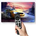 Apple TV 4K Siri Remote 3. gen Silikone Beskyttelsesetui med Håndledsrem - Sort