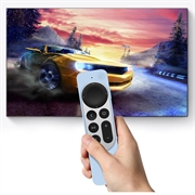 Apple TV 4K Siri Remote 3. gen Silikone Beskyttelsesetui med Håndledsrem