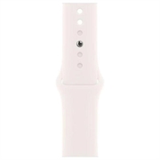 Apple Watch 10 GPS MWWH3QN/A - Aluminium, Light Blush-sportsbånd, S/M, 42mm - Rødguld