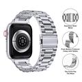Apple Watch (38/40/SE/41/42mm) Kalebol CNC Pro Rustfrit Stål Rem - sølv