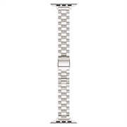 Apple Watch (38/40/SE/41/42mm) Tyndt stålrem - sølvfarvet