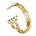 Apple Watch (42/44/SE/45/46/49mm) Diamant Stål Dame Urrem