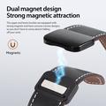 Apple Watch (42/44/SE/45/46/49mm) Dux Ducis YA M-Buckle Ægte Læder Rem - sort