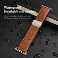 Apple Watch (42/44/SE/45/46/49mm) Dux Ducis YA M-Buckle Ægte Læder Rem - brun