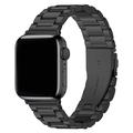 Apple Watch (42/44/SE/45/46/49mm) Kalebol CNC Pro Rustfrit Stål Rem - sort