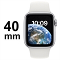 Apple Watch SE (2022) LTE MNPP3FD/A - Hvid Sportsrem, 40mm - Sølv