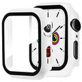 Apple Watch SE (2022)/SE/6/5/4 Hard Case med Skærmbeskyttelse / Beskyttelsesglas - 40mm - Hvid