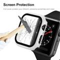 Apple Watch SE (2022)/SE/6/5/4 Hard Case med Skærmbeskyttelse / Beskyttelsesglas - 40mm - Hvid