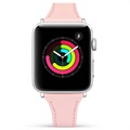 Apple Watch 9/8/SE (2022)/7/SE/6/5/4/3/2/1 Premium Læderrem - 41mm/40mm/38mm - Pink