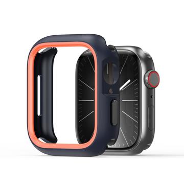 Apple Watch Series 11/10 Dux Ducis Bamo Etui - 46mm - Orange / Mørkeblå