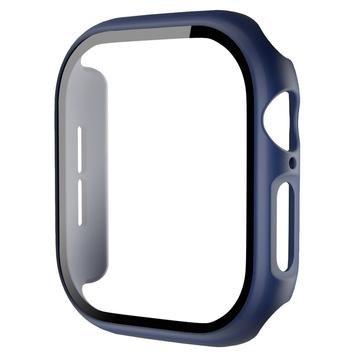 Apple Watch Series 11/10 Plastikcover med Skærmbeskyttelse Hærdet Glas - 47mm - Mørkeblå