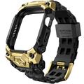 Apple Watch Series 11/10 Supcase UB Ore rem med etui - 46mm - Sort / Guld