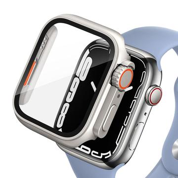 Apple Watch Series 11/10 Tech-Protect Defense360-etui m. skærmbeskytter - 46mm - Titanium / Orange