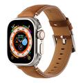 Apple Watch Series 11/10/9/8/SE 3/SE (2022)/7/SE/6/5/4/3/2/1 Retro læderrem - 42mm/41mm/40mm/38mm - mat brun