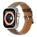 Apple Watch Series 11/10/9/8/SE 3/SE (2022)/7/SE/6/5/4/3/2/1 Retro læderrem - 42mm/41mm/40mm/38mm - Matte Olive