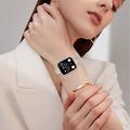 Apple Watch Series 11/10/9/8/SE 3/SE (2022)/7/SE/6/5/4/3/2/1 - Thin Ægte Læder Rem - 42mm/41mm/40mm/38mm - Beige