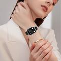 Apple Watch Series 11/10/9/8/SE 3/SE (2022)/7/SE/6/5/4/3/2/1 - Thin Ægte Læder Rem - 42mm/41mm/40mm/38mm - Sort