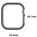 Apple Watch Series 12  Rhinestone Dekorative Cover med Skærmbeskyttelse - 43mm