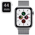 Apple Watch Series 5 LTE MWWG2FD/A - Rustfrit Stål, Milanorem, 44mm - Sølv